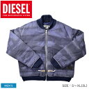 ディーゼル ディーゼル フライトジャケット DIESEL W-SPLEAK JACKET メンズ ブルー 青 ネイビー A06155 0IGAF トップス アウター ジャケット MA-1 MA1 ボンバージャケット ブランド おしゃれ 羽織り 防寒 防風 ミリタリー カジュアル ウェア ウエア