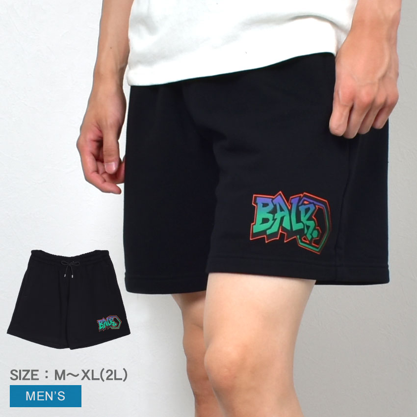 ボーラー パンツ BALR. STORM GRAFFITI SHORT PANT メンズ ブラック 黒 CLUB T-SHIRT B1431.1042 ボトムス おしゃれ …