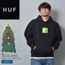 【店内全品★P5倍！】ハフ パーカー HUF セットボックスプルオーバーフーディー メンズ ブラック 黒 グレー SET BOX PULLOVER HOODIE PF00573 ウェア トップス プルオーバーパーカー スウェット スエット ボックスロゴ ロゴ フード 長袖 フード 裏起毛