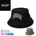 ハフ 帽子 レディース 【店内全品★P5倍！】【ゆうパケット配送】 ハフ 帽子 HUF DESTROY REBUILD BUCKET HAT メンズ レディース ブラック 黒 グレー HT00670 ユニセックス バケハ ストリート カジュアル シンプル アウトドア レジャー おしゃれ 男女兼用