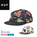 ハフ キャップ メンズ 【店内全品★P5倍！】ハフ キャップ HUF ファニー フィーリング 6 パネル ハット メンズ レディース ブラック 黒 ホワイト 白 FUNNY FEELING 6 PANEL HAT HT00685 フラットバイザー タスランナイロンビル ストリート スケート ロゴ CAP 帽子 おしゃれ