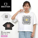 【店内全品★P5倍！】【ゆうパケット配送】 ブリクストン 半袖Tシャツ BRIXTON DIZZY S/S SKIMMER レディース ブラック 黒 ホワイト 白 16867 ウエア 半袖 クルーネック プリント ブランド ストリート カジュアル おしゃれ 運動 スポーツ トレーニング