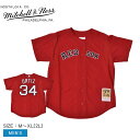 ミッチェルアンドネス ゲームシャツ MITCHELL & NESS オーセンティック デビッド・オルティーズ ボストン・レッドソックス 2004 ジャージ メン...