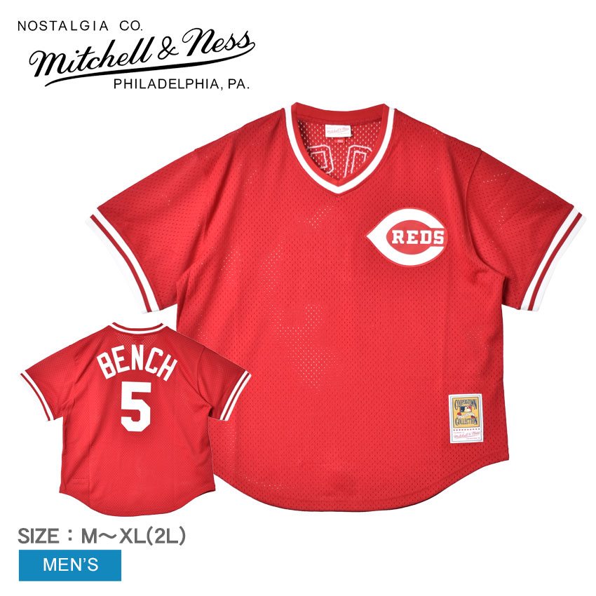 yXSiP5{Iz~b`FAhlX jtH[ MITCHELL  NESS Y bh  zCg  MLB AUTHENTIC JOHNNY BENCH CINCINNATI REDS 1983 PULLOVER JERSEY ABPJ3064-CRE83JBNSCAR EGA gbvX x[X{[W[W Xg[g ZSPO