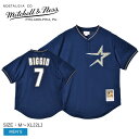 ミッチェルアンドネス ユニフォーム MITCHELL & NESS クレイグビジオヒューストンアストロズ1997 メンズ ネイビー ABPJ3058-HAS97...
