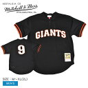 【店内全品★P2倍！】ミッチェルアンドネス ユニフォーム MITCHELL ＆ NESS MLB AUTHENTIC MATT WILLIAMS SAN FRANCISCO GIANTS 1995 PULLOVER JERSEY メンズ ブラック 黒 オレンジ ホワイト 白 ABPJ3038-SFG95MWIBLCK ウエア トップス ZSPO