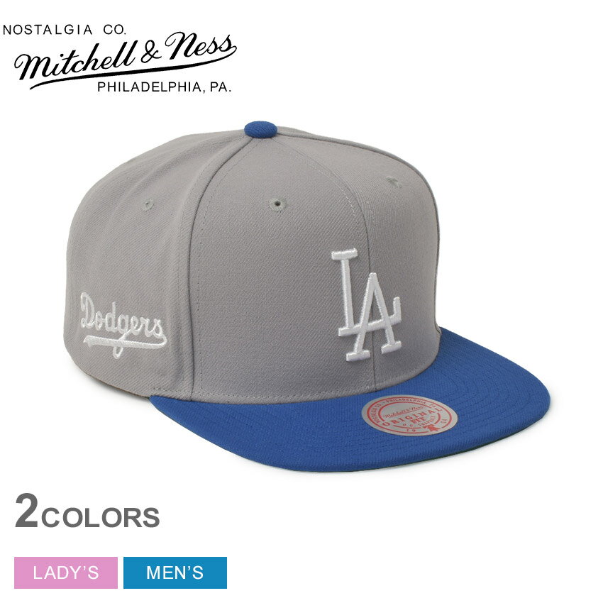 ミッチェルアンドネス ベースボールキャップ MITCHELL ＆ NESS Away Snapback Coop Los Angeles Dodgers メンズ レディース グレー HHSS6481-LADYYPPPGREY キャップ 帽子 ロサンゼルス・ドジャース MLB ベースボール 野球 スナップバック