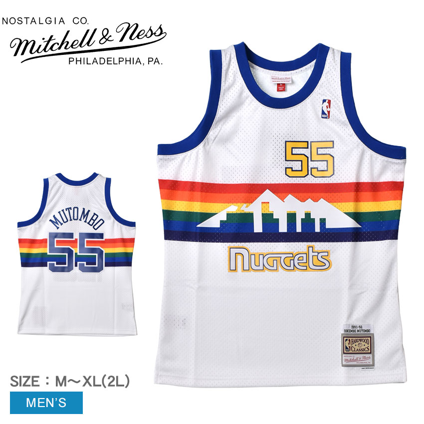 yXSiP5{Iz~b`FlX jtH[ MITCHELLNESS XCO} W[W[ fo[iQbc 1991-92 fBPxg{ Y zCg  SWINGMAN JERSEY DENVER NUGGETS 1991-92 DIKEMBE MUTOMBO SMJYAC18083-DNUWHIT91DMO NBA EGA|slz|