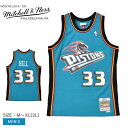 ミッチェル&ネス ユニフォーム MITCHELL&NESS スイングマン ジャージー デトロイトピストンズ ロード 1998-99 グラントヒル メンズ ブルー...