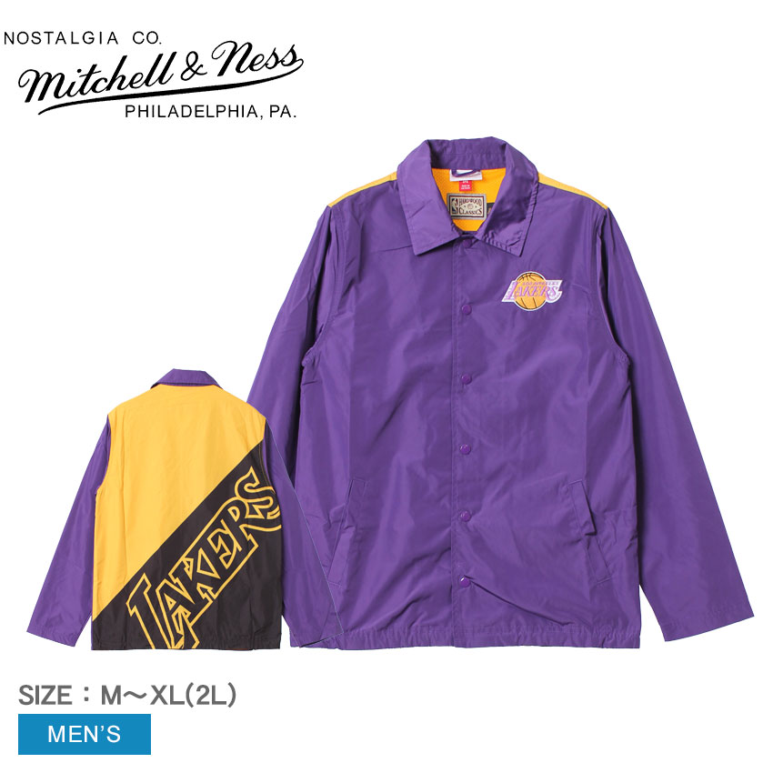 【店内全品★P5倍！】ミッチェルアンドネス コーチジャケット MITCHELL ＆ NESS ビッグ フェイス コーチジャケット 5.…