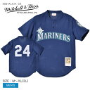 ミッチェルアンドネス ユニフォーム MITCHELL & NESS ケングリフィージュニアシアトルマリナーズ1995プルオーバージャージー メンズ ネイビー A...