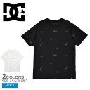  DCシューズ 半袖Tシャツ メンズ DCSHOECOUSA タイトゥンアップ クルー トップス 半袖 ブランド ストリート アメカジ おしゃれ おすすめ 人気 カジュアル スポーティ アウトドア プリント 柄 ホワイト 白 ブラック 黒 DST231076 TIGHTEN UP