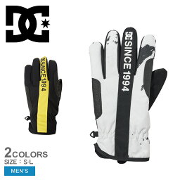 【店内全品★P5倍！】DCシューズ グローブ DCSHOECOUSA SALUTE GLOVE メンズ イエロー 黄 ブラック 黒 ホワイト 白 ADYHN03032 手袋 スノーグローブ 雪 スキー スキーグローブ スノボ スノーボード 運動 防寒 防水 スポーツ スポーティ シンプル ブランド