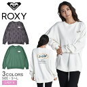 【店内全品★P5倍！】ロキシー スウェット ROXY SURF CLUB PO バックプリント スウェットトップ レディース ホワイト 白 ブラウン グリーン マルチ RPO224027 ウエア 長袖 トップス カジュアル スポーティ シンプル サーフ ビーチ タイダイ染め プリント