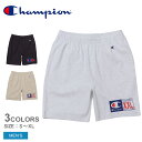 チャンピオン ボトムス CHAMPION ショーツ 23SS メンズ グレー ブラック 黒 ベージュ C3-X506 ウエア ハーフパンツ ショートパンツ ショート丈 半ズボン ブランド シンプル カジュアル アメカジ スポーティ スポーツ 運動 ロゴ プリント(4)