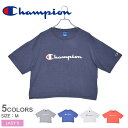 【50円引きCP★対象】【メール便可】 チャンピオン 半袖Tシャツ CHAMPION グロップドロゴTシャツ レディース ホワイト 白 ネイビー CROPPED LOGO TEE CW-RS304 ウエア トップス ブランド シンプル カジュアル 半袖 ゆったり ロゴ ジム フィットネス トレーニング アメカジ その1