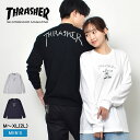 【店内全品★P5倍！】スラッシャー 長袖Tシャツ THRASHER ゴンズ ロング スリーブ Tシャツ メンズ ブラック 黒 ホワイト 白 ネイビー 紺 グレー GONZ LONG SLEEVE TEE TH8328 ウェア トップス ロンT Mark Gonzales マーク ゴンザレス Gonz ゴンズ ストリート slz