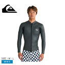 クイックシルバー ウェットスーツ QUIKSILVER EVERYDAY SESSIONS 2.0 FZ LS JKT メンズ ブラック 黒 QWT251707 トップス サーフィン サーファー 長袖 フロントジップ ビーチウェア マリンスポーツ 海 ブランド ZSPO 保温性 ワンポイント 国内正規品