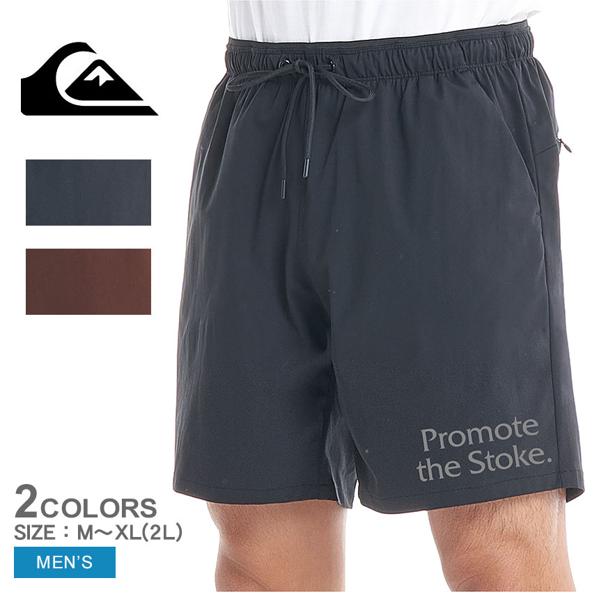 クイックシルバー ハーフパンツ QUIKSILVER メンズ ブラック 黒 ブラウン ACTIVE PLACE SHORTS QWS232005 ショートパ…