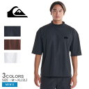 クイックシルバー 半袖トップス QUIKSILVER MOCK NECK SS メンズ ブラック 黒 ホワイト 白 ブラウン 茶 QLY232003 ウエア クルーネック 夏服 アウトドア 海 川 カジュアル グラフィック トレーニング ジム 野外 フェス ブランド ロゴ 国内正規品