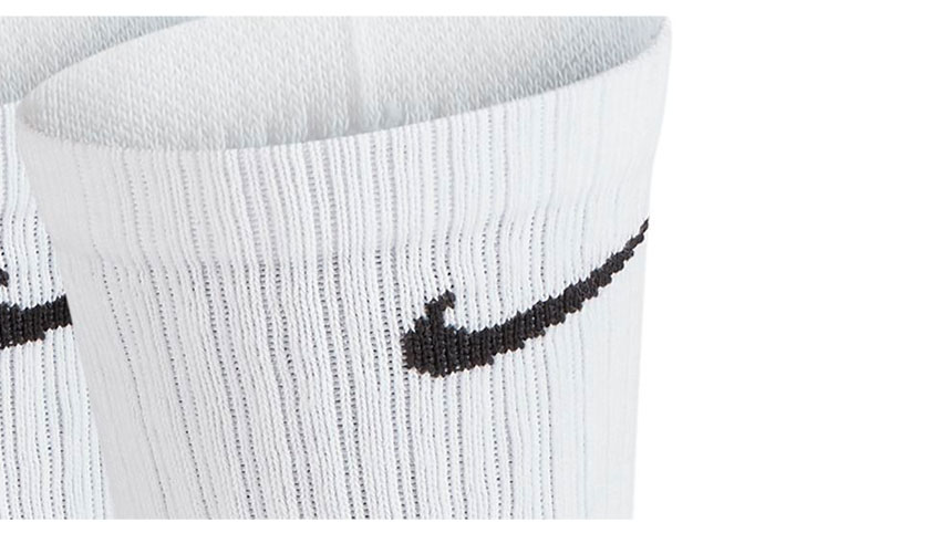 ナイキ 靴下 NIKE 3P エブリデイ クッション クルー ソックス メンズ レディース ホワイト 白 SX7664 ウェア スポーツ スポーティ シンプル アウトドア レジャー カジュアル ロゴ ブランド 運動 定番 速乾 人気 ユニセックス