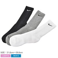 【店内全品★P5倍！】ナイキ 靴下 NIKE 3P エブリデイ クッション クルー ソックス ...