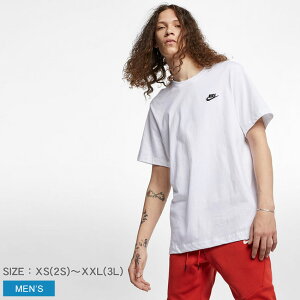 ＼楽天最安値に挑戦中／ナイキ 半袖Tシャツ NIKE クラブ Tシャツ メンズ ホワイト 白 ブラック 黒 AR4999 ウエア トップス カットソー クルーネック 半袖 刺繍 ブランド スポーティ シンプル カジュアル ストリート ロゴ おしゃれ 【ゆうパケット配送】|slz|