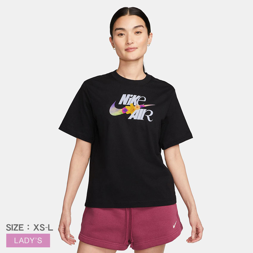 ナイキ ペアTシャツ 【ゆうパケット配送】 ナイキ 半袖Tシャツ NIKE ウィメンズ NSW OC 3 ボクシー S/S Tシャツ レディース ブラック 黒 AS W NSW TEE OC 3 BOXY FB8192-010 ブランド シンプル ベーシック カジュアル ストリート スポーティ スポーツ ロゴ プリント 人気 定番