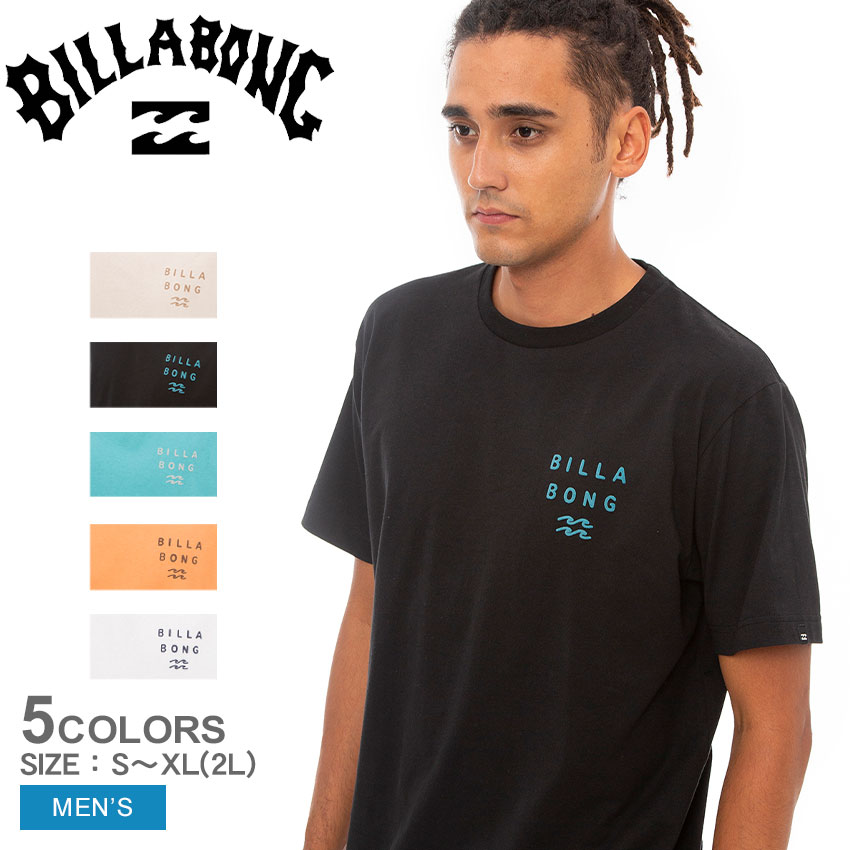 【P10倍★SALE】【ゆうパケット配送】ビラボン 半袖Tシャツ BILLABONG CLEAN LOGO Tシャツ メンズ ブラック 黒 ホワイト 白 BD011204 トップス 半袖 Tシャツ 人気 ロゴ サーフ カジュアル 海 ストリート シンプル ウェーブ 波 ブランド アウトドア キャンプ レジャー