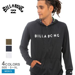 ＼大決算セール開催中★／ビラボン ラッシュガード BILLABONG UNITY LOGO ZIP ラッシュガード メンズ BD011854 パーカー ジップ フード トップス 長袖 ウェア 羽織 UVカット 紫外線カット 日焼け対策 日よけ 日焼け防止 プール 海 サーフィン アウトドア 川 黒