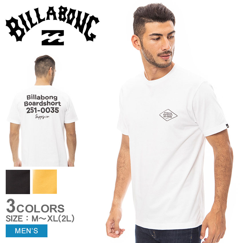 【店内全品★P5倍！】【ゆうパケット配送】ビラボン 半袖Tシャツ BILLABONG コード Tシャツ メンズ ブラック 黒 イエロー 黄 ホワイト 白 CODE TEE BD011234 トップス 半袖 Tシャツ 人気 ロゴ サーフ プリント カジュアル 海 ストリート シンプル ブランド アウトドア