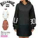 【店内全品★P5倍！】ビラボン パーカー BILLABONG ニット スウェット パーカー ワンピース KNIT SWEAT PARKA ONEPIECE レディース トップス スエット ブランド ストリート シンプル ロング丈 カジュアル ブラック 黒 ホワイト 白 ピンク 秋 冬 M L BD014362