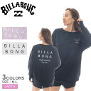 ビラボン 長袖Tシャツ ラッシュガード BILLABONG MORFY LOGO LS BOAT NECK TEE RASH 長袖ラッシュガード レディース パープル 紫 ブラック 黒 MORFY LOGO LS BOAT NECK TEE RASH BF013856 トップス ウェア 半袖 速乾 ショートスリーブ 国内正規品