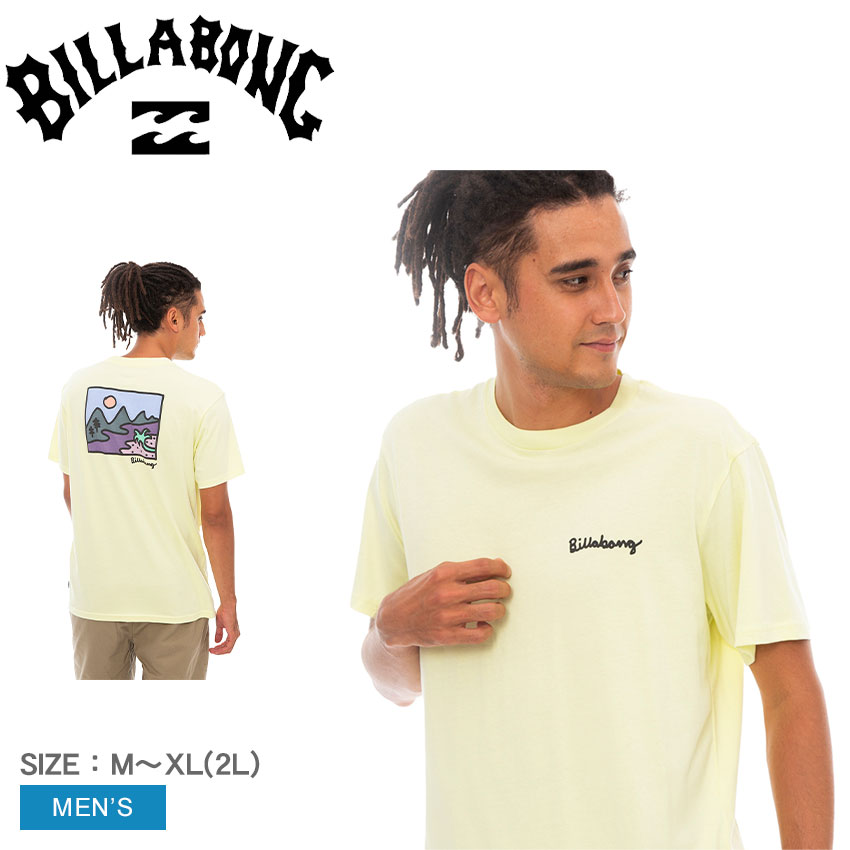 【ゆうパケット配送】 ビラボン 半袖Tシャツ BILLABONG SHINE SS Tシャツ メンズ イエロー 黄 BD011262 トップス 半袖 Tシャツ 人気 おしゃれ ロゴ サーフ カジュアル 海 ストリート シンプル ブランド アウトドア キャンプ レジャー フォト プリント