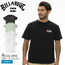 【店内全品★P5倍！】【ゆうパケット配送】ビラボン Tシャツ半袖 メンズ BILLABONG BACK WAVE Tシャツ ブラック 黒 ホワイト 白 グリー..