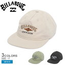 ビラボン キャップ メンズ 帽子 BILLABONG ADIV FIELD CAP ベージュ ブラック 黒 BE011963 帽子 ぼうし 小物 ロゴ ブランド...