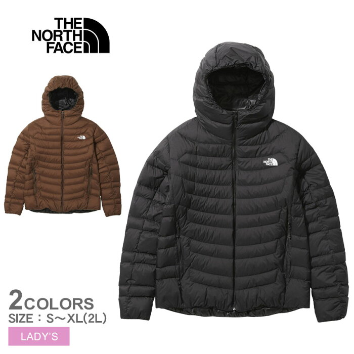 ザ ノースフェイス アウター THE NORTH FACE サンダーフーディ レディース ブラック 黒 ブラウン THUNDER HOODIE NYW82011 ノースフェース ジャケット ダウン おしゃれ 定番 キャンプ アウトドア レジャー 人気 カジュアル ブランド 防寒