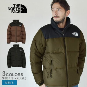 ザ ノースフェイス ダウンジャケット THE NORTH FACE ヌプシジャケット メンズ ブラック 黒 ブラウン カーキ Nuptse Jacket ND92335 アウター アウトドア ウェア キャンプ トレッキング デイリー フェス ダウン アクティビティ 軽量 登山