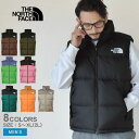 【店内全品★P5倍！】ザ ノースフェイス ダウンベスト THE NORTH FACE ヌプシベスト メンズ ブラック 黒 ピンク カーキ グリーン 緑 ブルー 青 ブラウン Nuptse Vest ND92338 ノースフェース アウター ウェア カジュアル アウトドア キャンプ レジャー