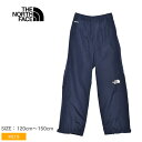 【店内全品★P2倍！】ザ ノースフェイス パンツ THE NORTH FACE スプリンクルパンツ キッズ ジュニア 子供 ネイビー SPRINKLE PANT NPJ12111 ズボン ボトムス ノースフェース アウトドア レジャー カジュアル ロゴ 撥水 防水 軽量 キャンプ ゴアテックス