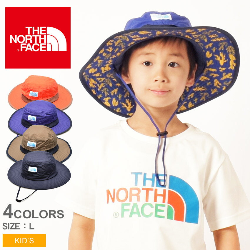 【メール便可】 THE NORTH FACE ザ ノースフェイス 帽子 キッズ ホライズン ハット KID’S HORIZON HAT NNJ01903 PO AB CK UN キッズ(子供用) ノースフェース ハット アウトドア カジュアル シンプル スポーツ UVケア 紫外線カット おでかけ 撥水 外出 運動