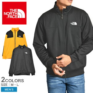 THE NORTH FACE ザ ノースフェイス ジャケット ジャージジャケット JERSEY JACKET NT61950 メンズ ノースフェース ブランド アウター ジャージ カジュアル アウトドア スポーティー スポーツ 運動 デイリーユース 静電ケア設計 上着 羽織 黒 ブラック 黄