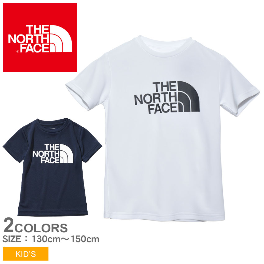 【メール便可】 ザ ノースフェイス 半袖Tシャツ THE NORTH FACE S/S TNF BE FREE TEE キッズ ジュニア 子供 ホワイト 白 ネイビー NTJ12022 男の子 女の子 子ども ウエア トップス クルーネック ノースフェース ブランド アウトドア レジャー カジュアル