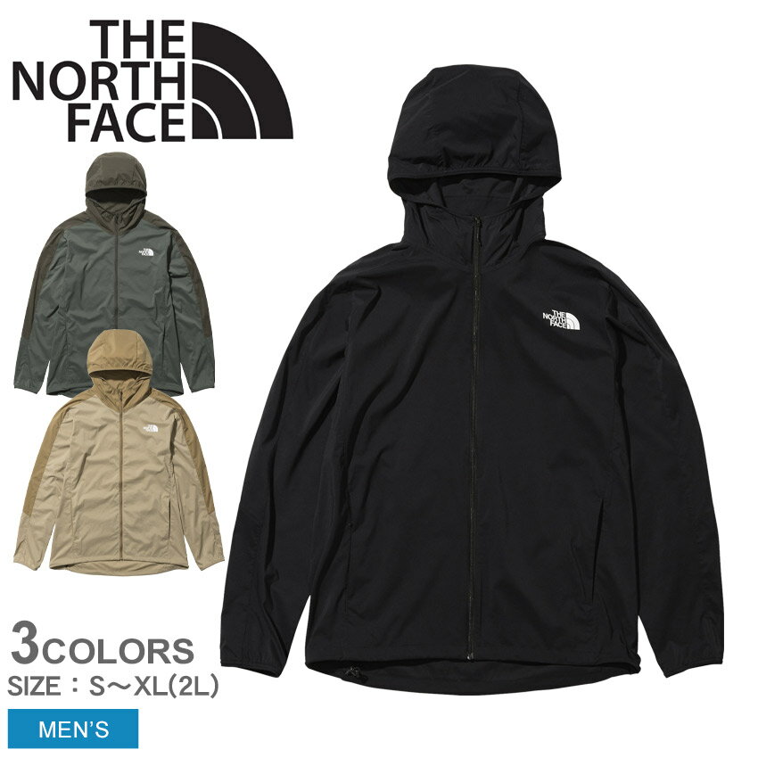 ザ ノースフェイス アウター THE NORTH FACE エニータイム ウィンド フーディ メンズ ブラック 黒 ベージュ グリーン カーキ ANYTIME WIND HOODIE NP72184 ウィンドブレーカー ウエア ノースフェース ブランド アウトドア レジャー 国内正規品のサムネイル