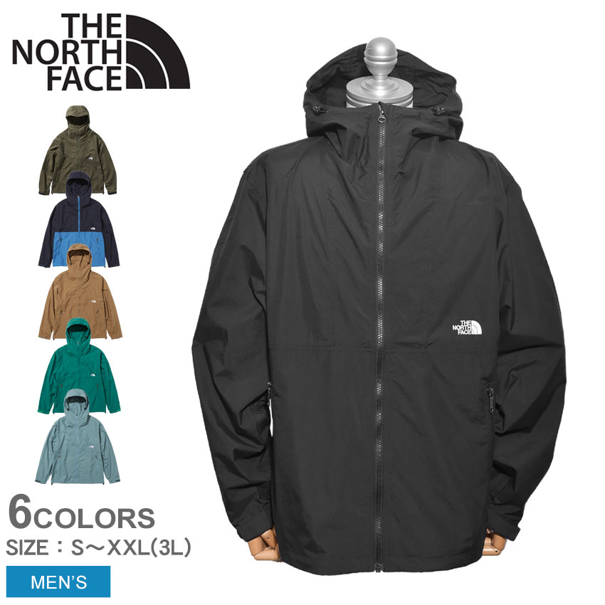 ザ ノースフェイス ジャケット THE NORTH FACE コンパクト ジャケット メンズ ブラック 黒 カーキ COMPACT JACKET NP71830 ノースフェース ジャケット アウター 上着 アウトドア トップス 長袖 ウェア 運動 スポーツ パーカー フード 通勤のサムネイル