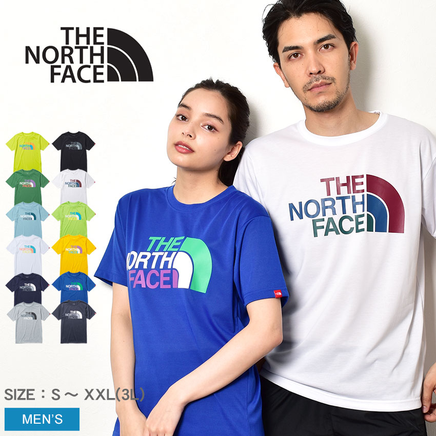 【ゆうパケット配送】 ザ ノースフェイス 半袖Tシャツ THE NORTH FACE ショートスリーブ カラフル ロゴティー メンズ ブラック 黒 ホワイト 白 S/S COLORFUL LOGO TEE NT32134 ブランド スポーツ ウェア Tシャツ トップス 半袖 ロゴ ブランド シンプル