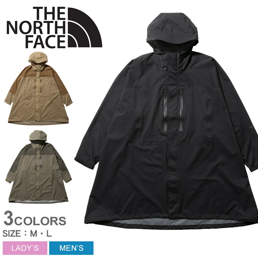 【店内全品★P5倍！】ザ ノースフェイス ポンチョ THE NORTH FACE タグアンポンチョ メンズ レディース ブラウン カーキ TAGUAN PONCHO NP12232 ノースフェース 雨の日 雨 レインウェア シンプル アウトドア 防水 ポケット アクティビティ ハイキング フェスのサムネイル
