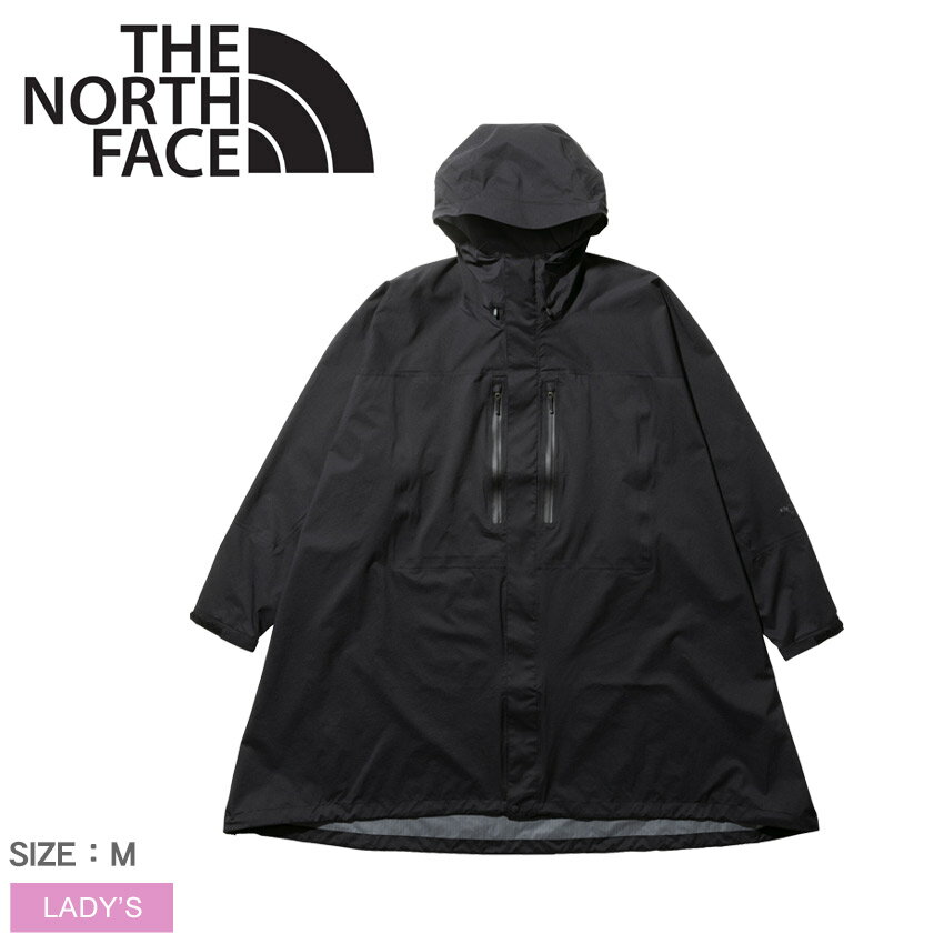 【店内全品★P5倍！】ザ ノースフェイス ポンチョ THE NORTH FACE タグアンポンチョ レディース ブラック 黒 TAGUAN PONCHO NP12232 ノースフェース シンプル アウトドア 防水 ポケット アクティビティ ハイキング フェス キャンプ 山 携帯 スタッフサックのサムネイル