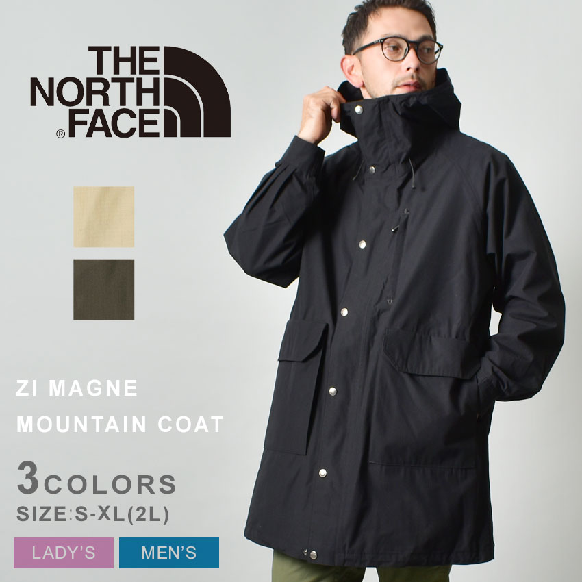 【店内全品★P2倍！】ザ ノースフェイス マウンテンコート THE NORTH FACE ZI MAGNE MOUNTAIN COAT メンズ レディース ベージュ ブラック 黒 カーキ グリーン NP62230 アウター 防水コート フード 防水 撥水 はっ水 ユニセックス ジャケット ノースフェース ブランド