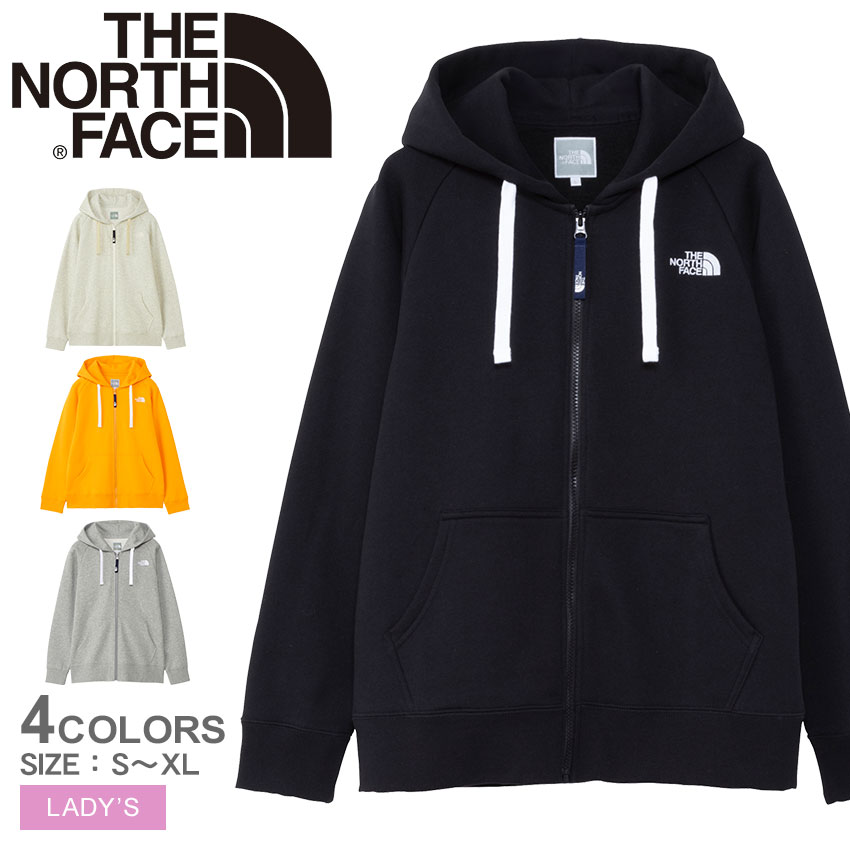 【店内全品★P5倍！】ザ ノースフェイス パーカー THE NORTH FACE リアビューフルジップフーディ レディース ホワイト 白 ブラック 黒 イエロー グレー Rearview Full Zip Hoodie NTW12340 トップス ジップパーカー スウェット スエット ウエア ノースフェース|slz shn|